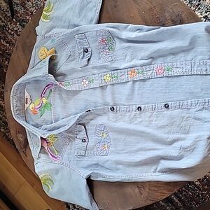 Montgomery Ward Kids Embroidered Shirt